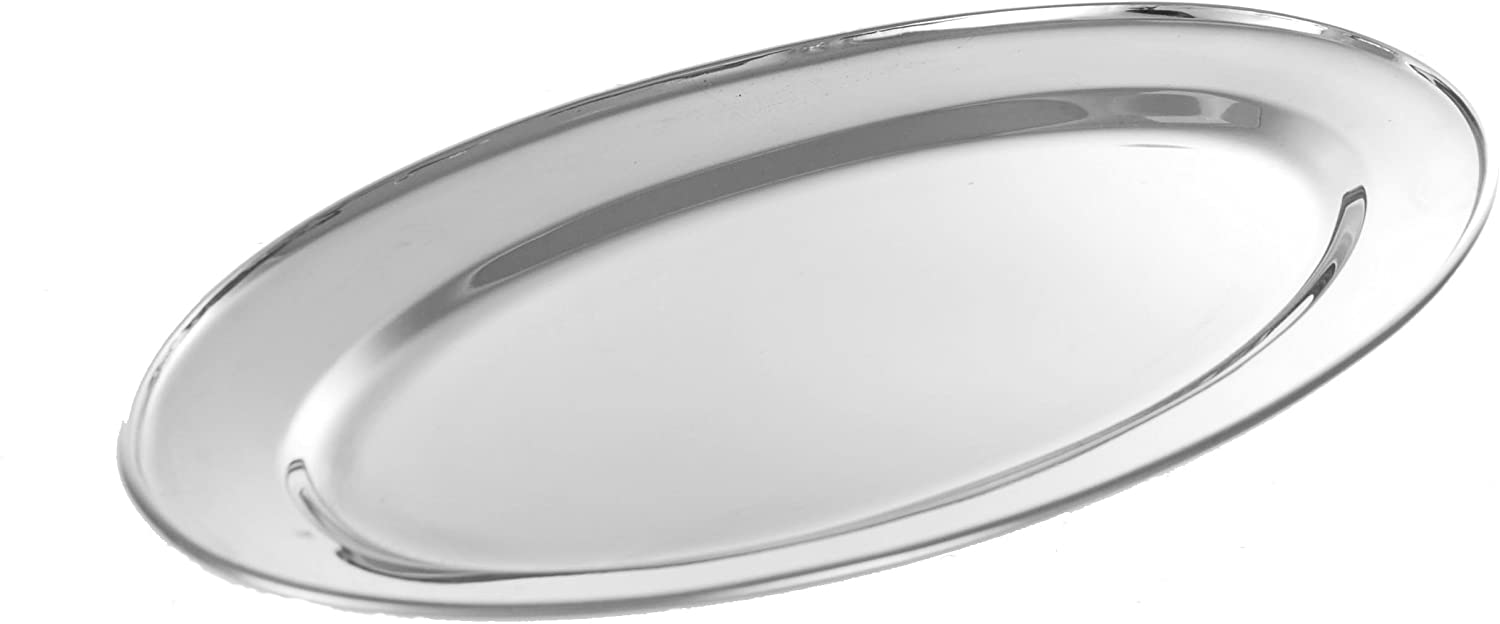 Stainless steel oval online platter